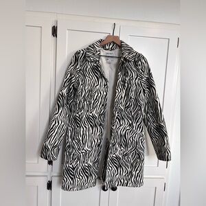 Vintage Old Navy zebra jacket
